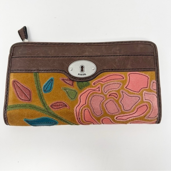 Fossil Key-per Floral Wallet - Picture 1 of 7